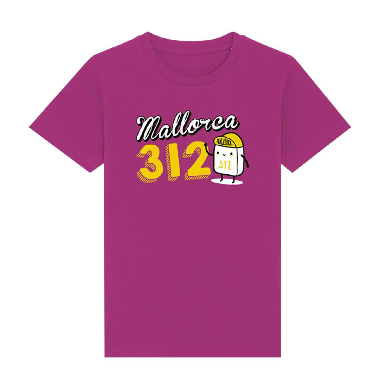 Camiseta infantil Mallorca 312 fucsia