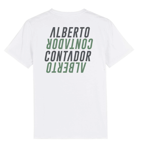 Camiseta Gran Fondo Alberto Contador Blanca